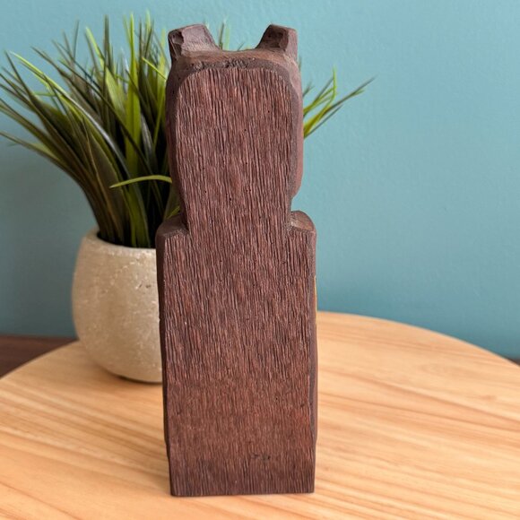 Vtg Alaskan Totem Pole Thunderbird Bird Pole by Kiana 1980's 8 3/4" Tall w/ Tags - Picture 7 of 16